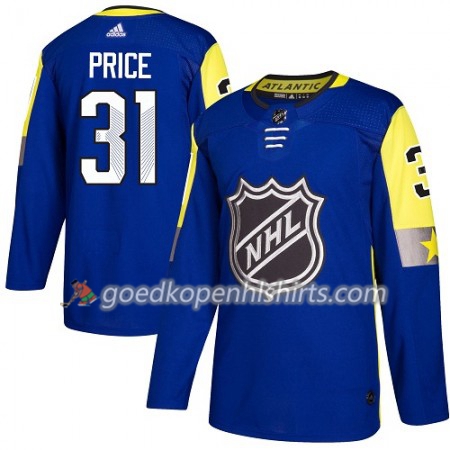 Montreal Canadiens Carey Price 31 2018 NHL All-Star Atlantic Division Adidas Royal Blauw Authentic Shirt - Mannen